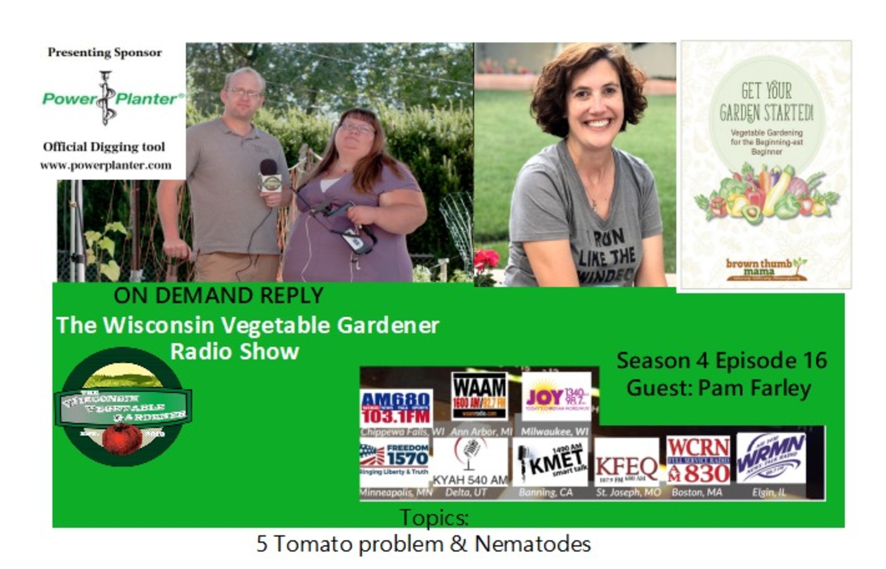 The Gardening with Joey & Holly radio show Podcast/Garden talk radio show (heard across the country)