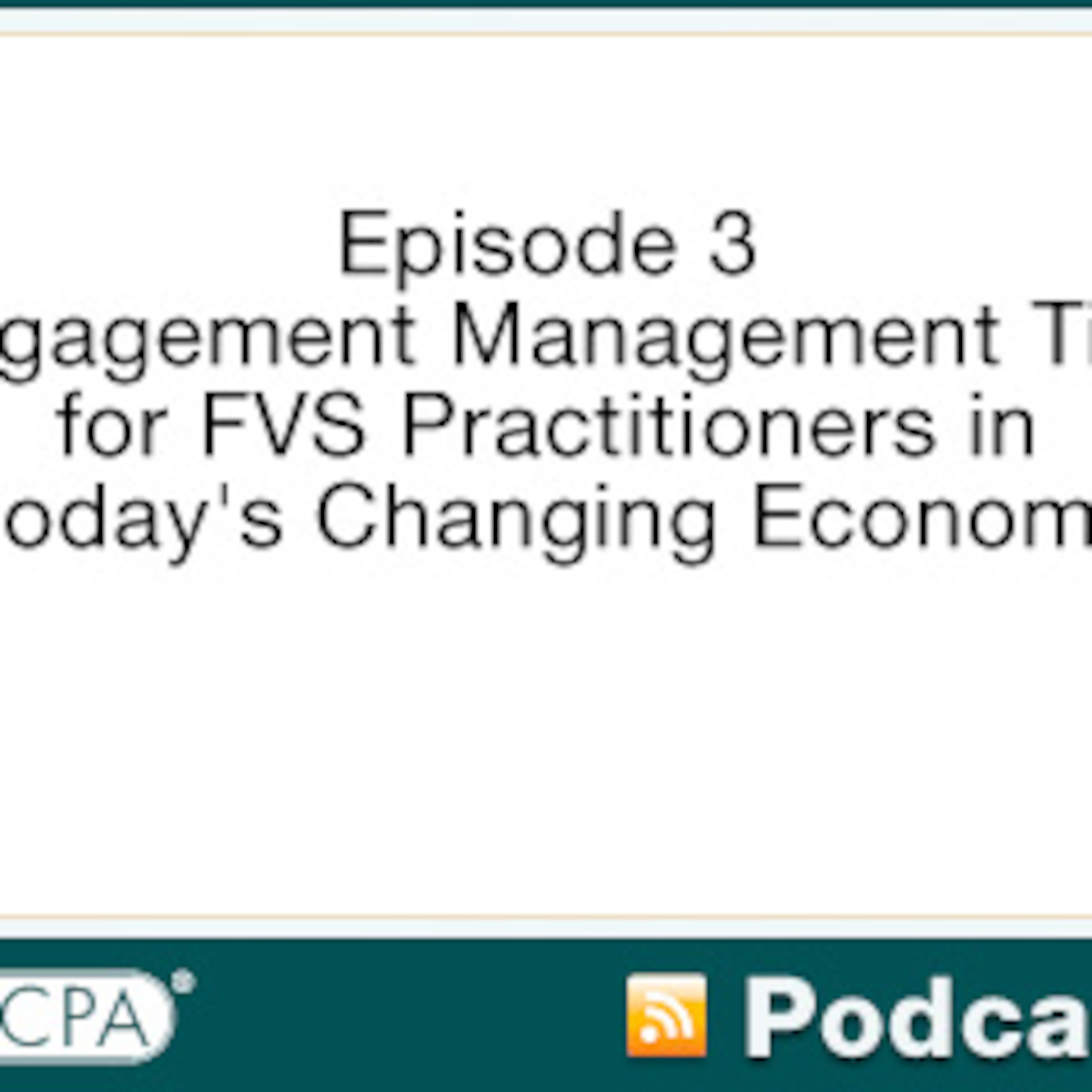 CPA Straight Talk - AICPA Podcast Series