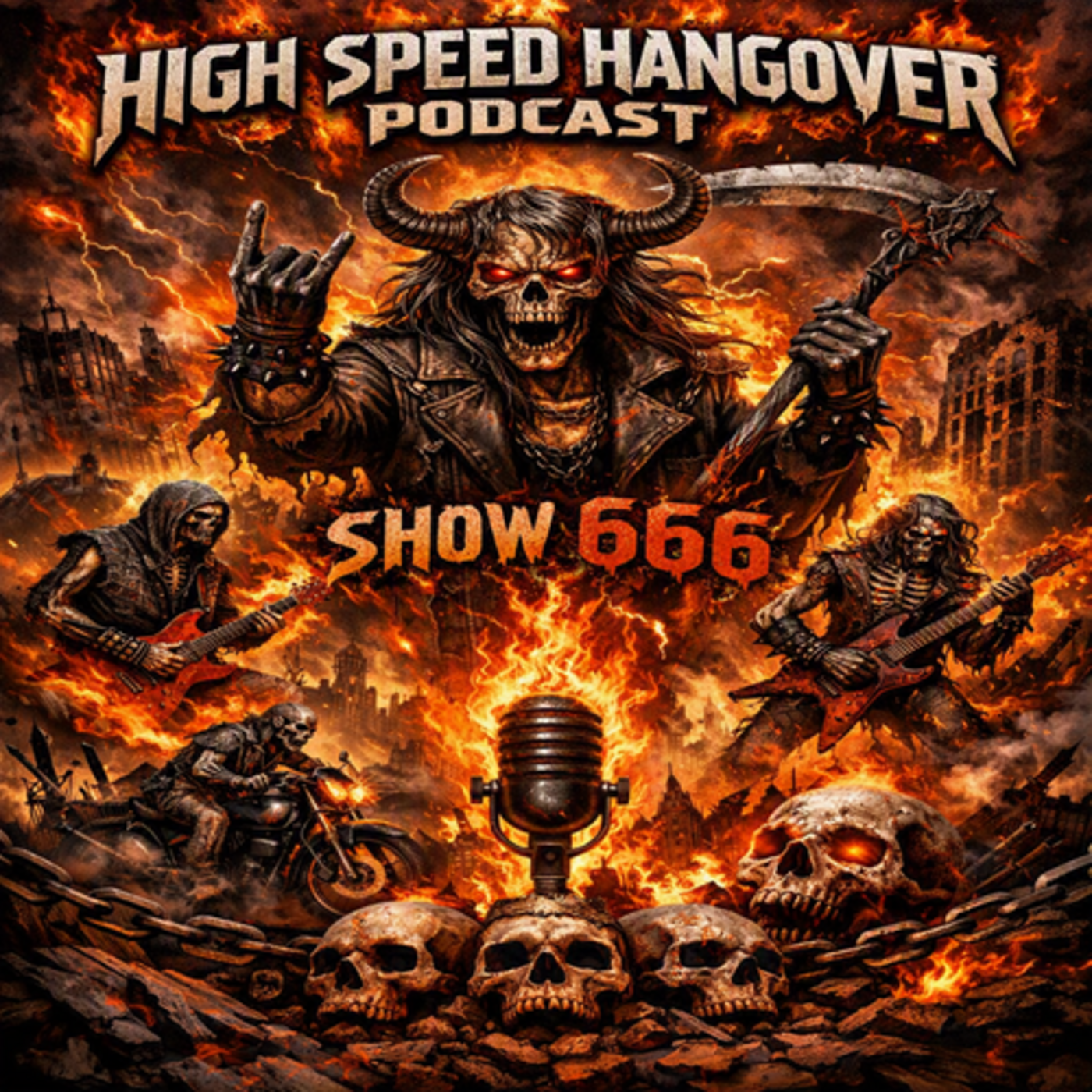 High Speed Hangover # 666 - (August 2nd 2026) episode artwork