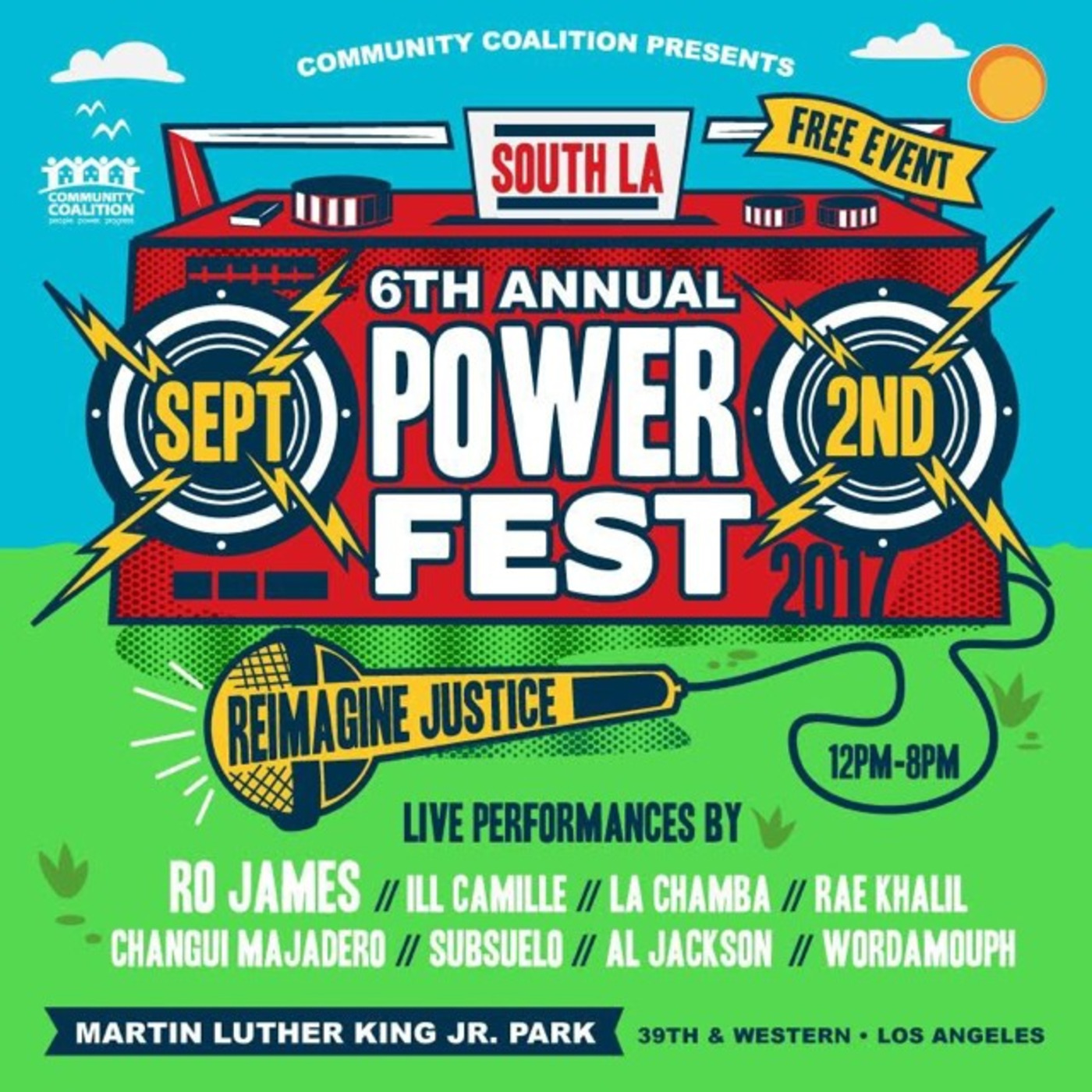 South LA Power Festival 2017  Artist Sampler Mixed by DJ Al Jackson