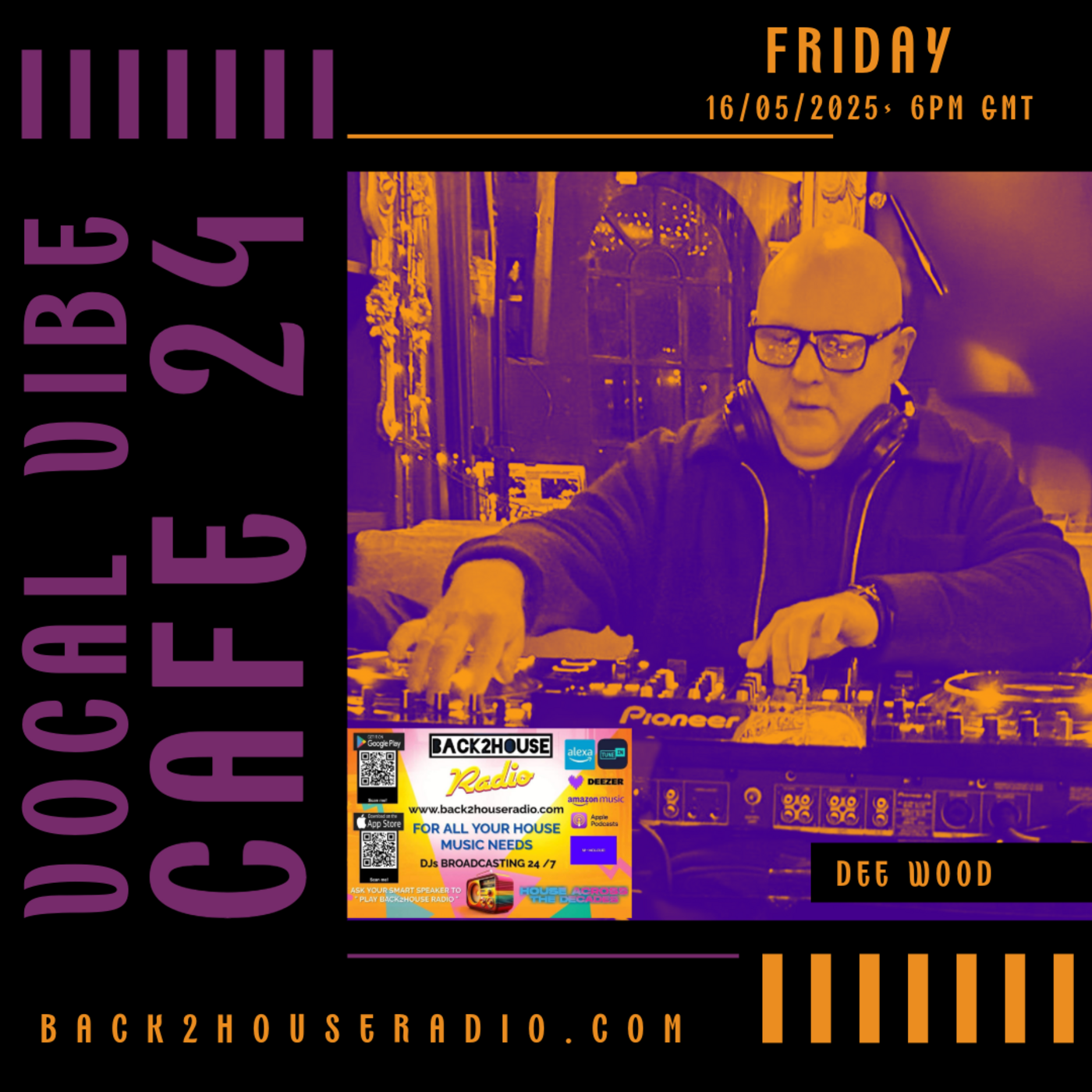 Episode 24: Vocal Vibe Cafe 24- DeeWood 16 May 2025