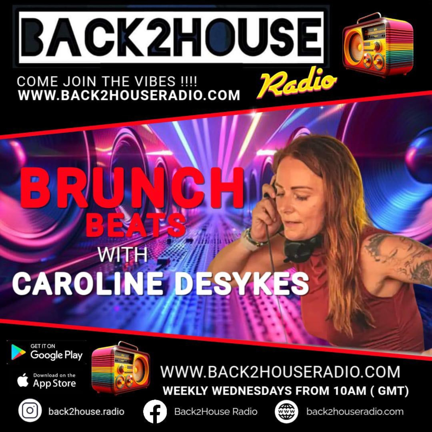Back2House Radio ~ Caroline Desykes ~ Brunch Beats ~ Ep 17 ~ 01.04.26