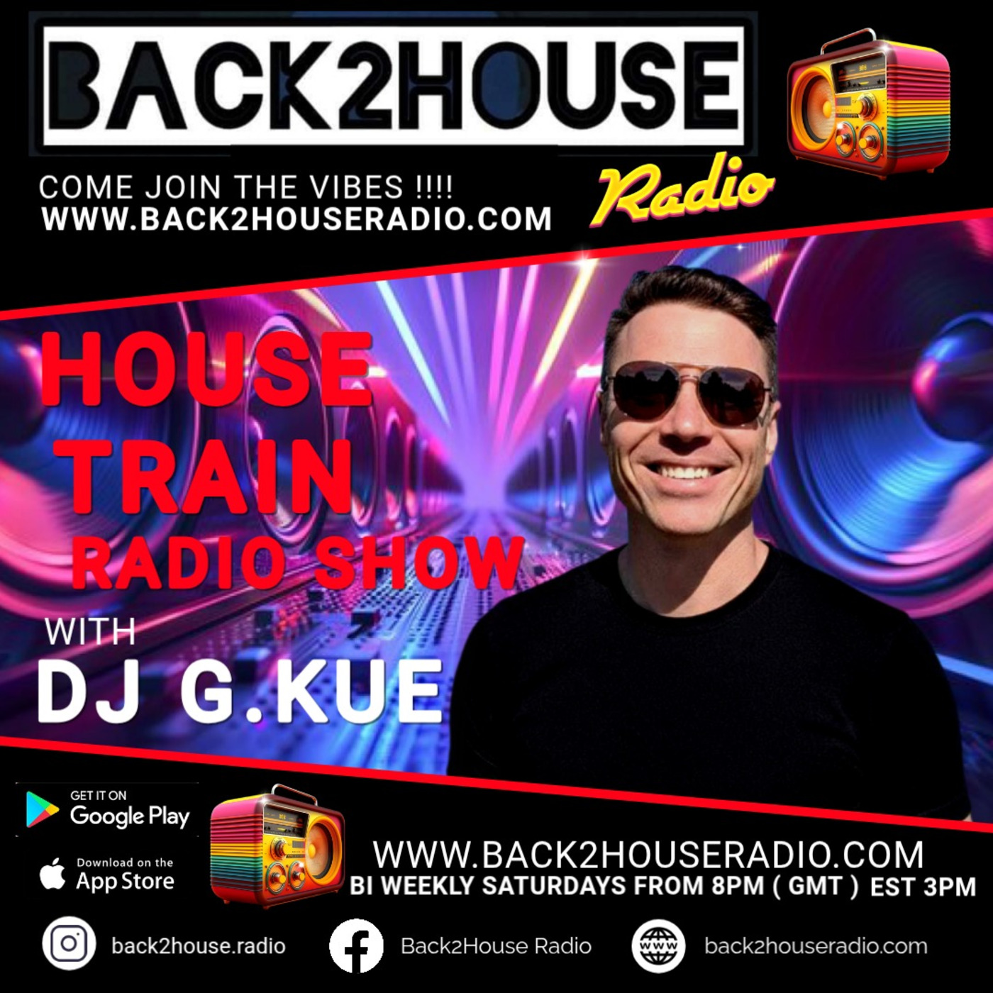 Back2House Radio - DJ G.Kue - The House Train Radio Show - 16-05-26