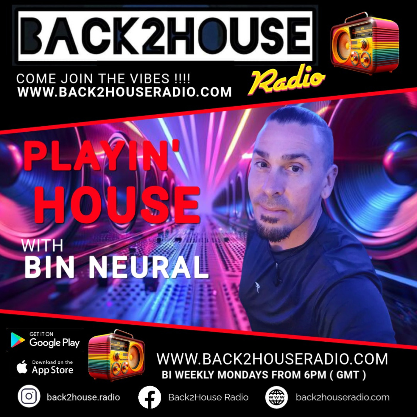 Episode 2: Back2House Radio - Playin' House with Bin Neural - EP2 -27 June 2026 episode artwork
