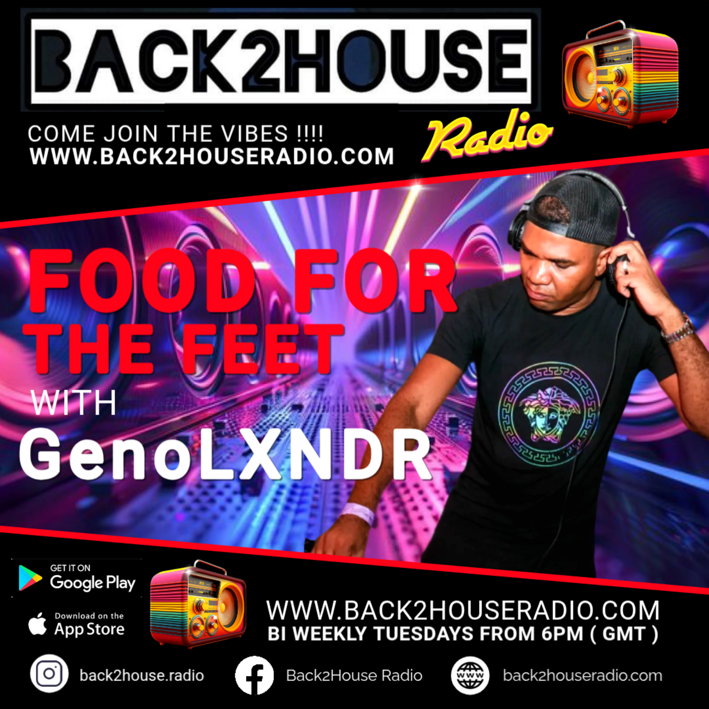 Back2House Radio - Genolxndr - Food for the Feet - Episode 12 episode artwork