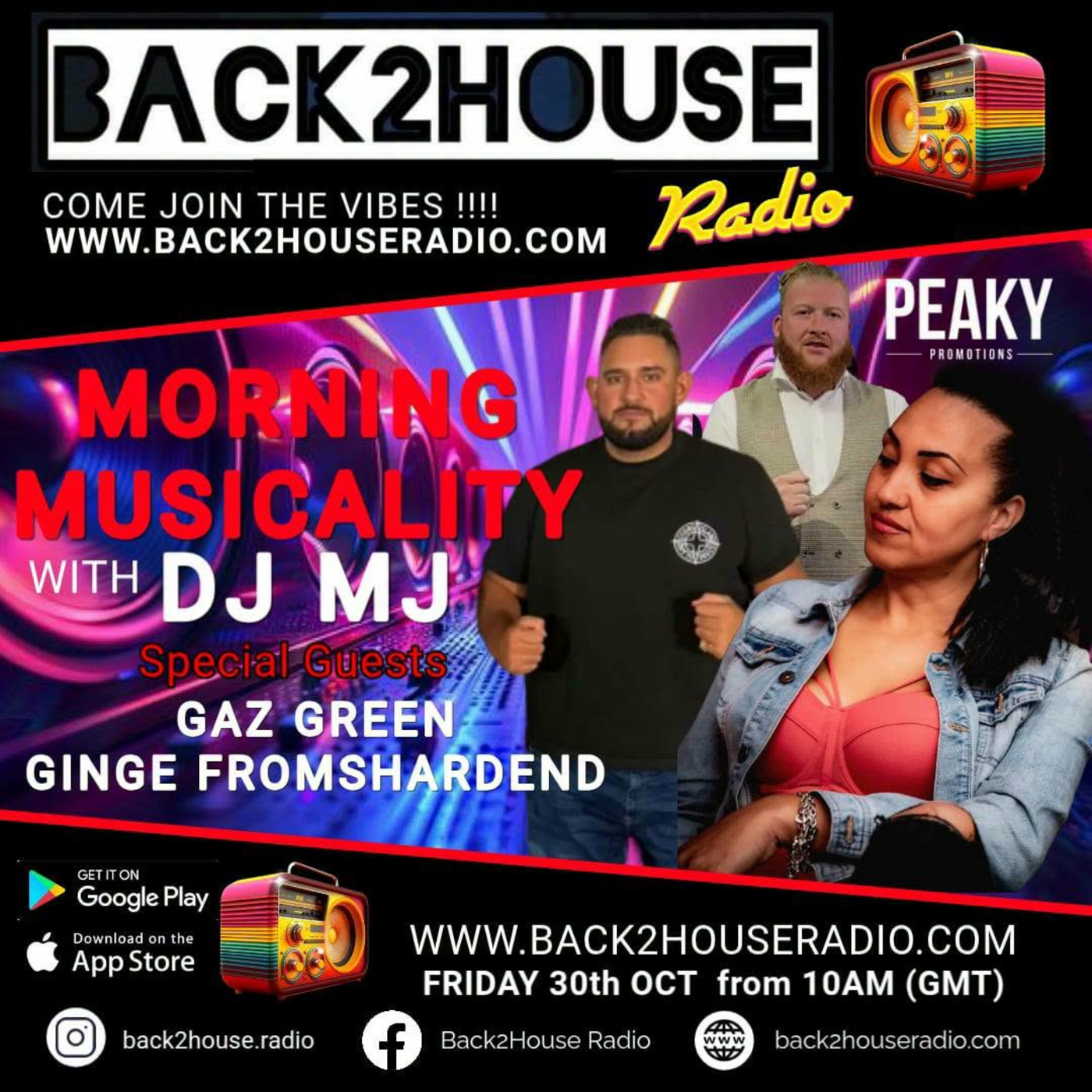 DJ MJ - Morning Musicality with Special Guests Midlands Heavy weight Boxer Gaz Green and Peaky Promotions Gaz from ShardEnd episode artwork