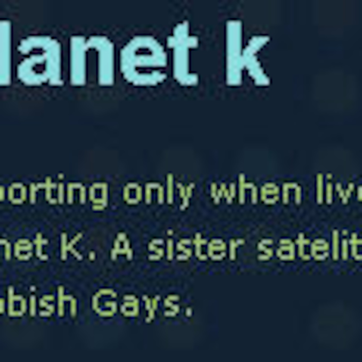 One Small Ket For Mankind