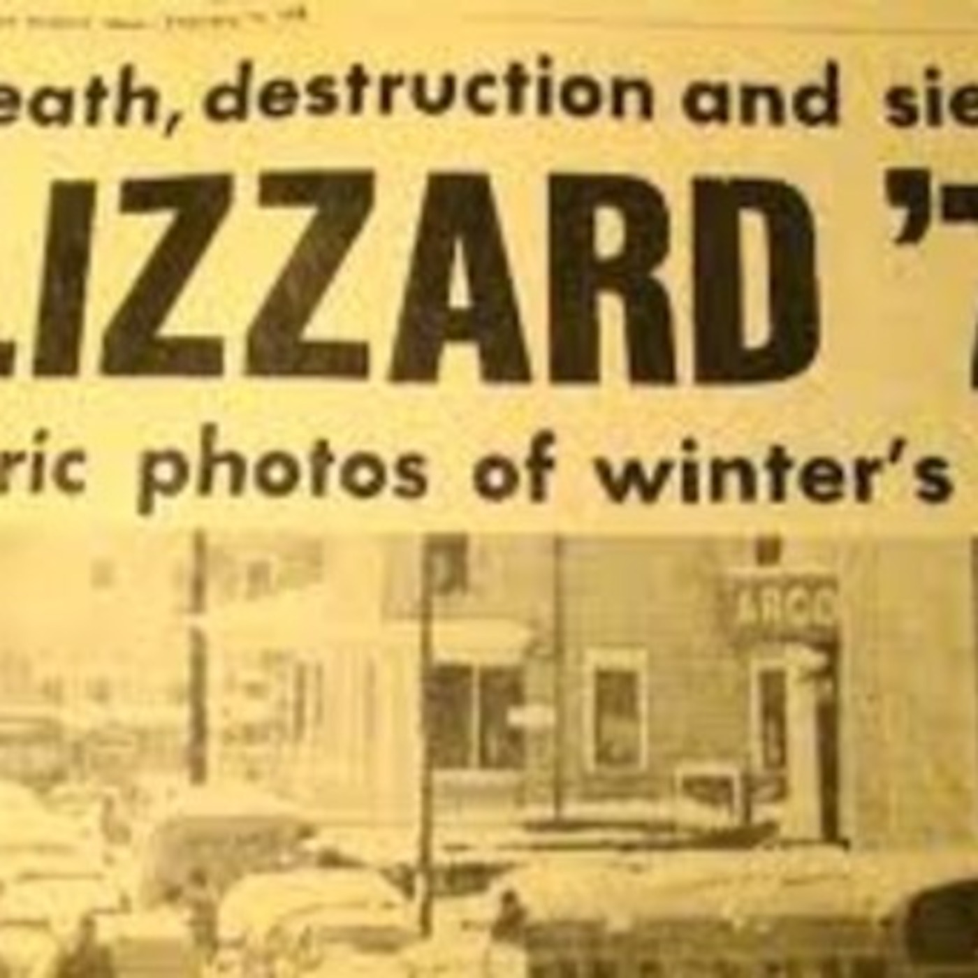 Larry Glick WBZ February 7, 1978 (Great Blizzard of 78)