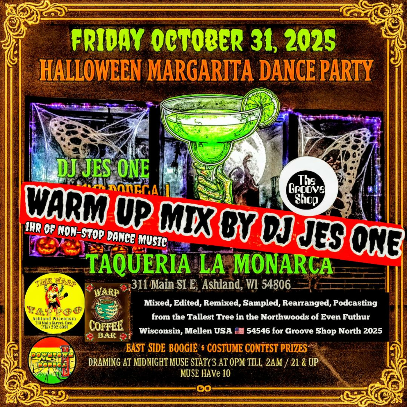Halloween Margarita Dance Party 2025 Warm Up Mix by Dj Jes One