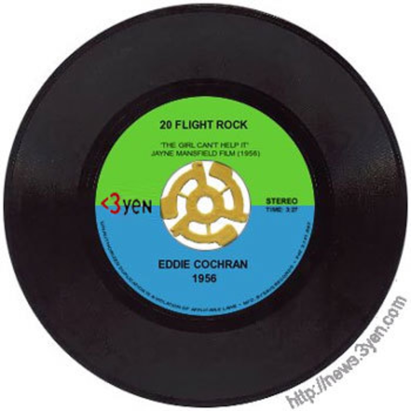 Eddie Cochran -- Too kool in 1956 episode artwork