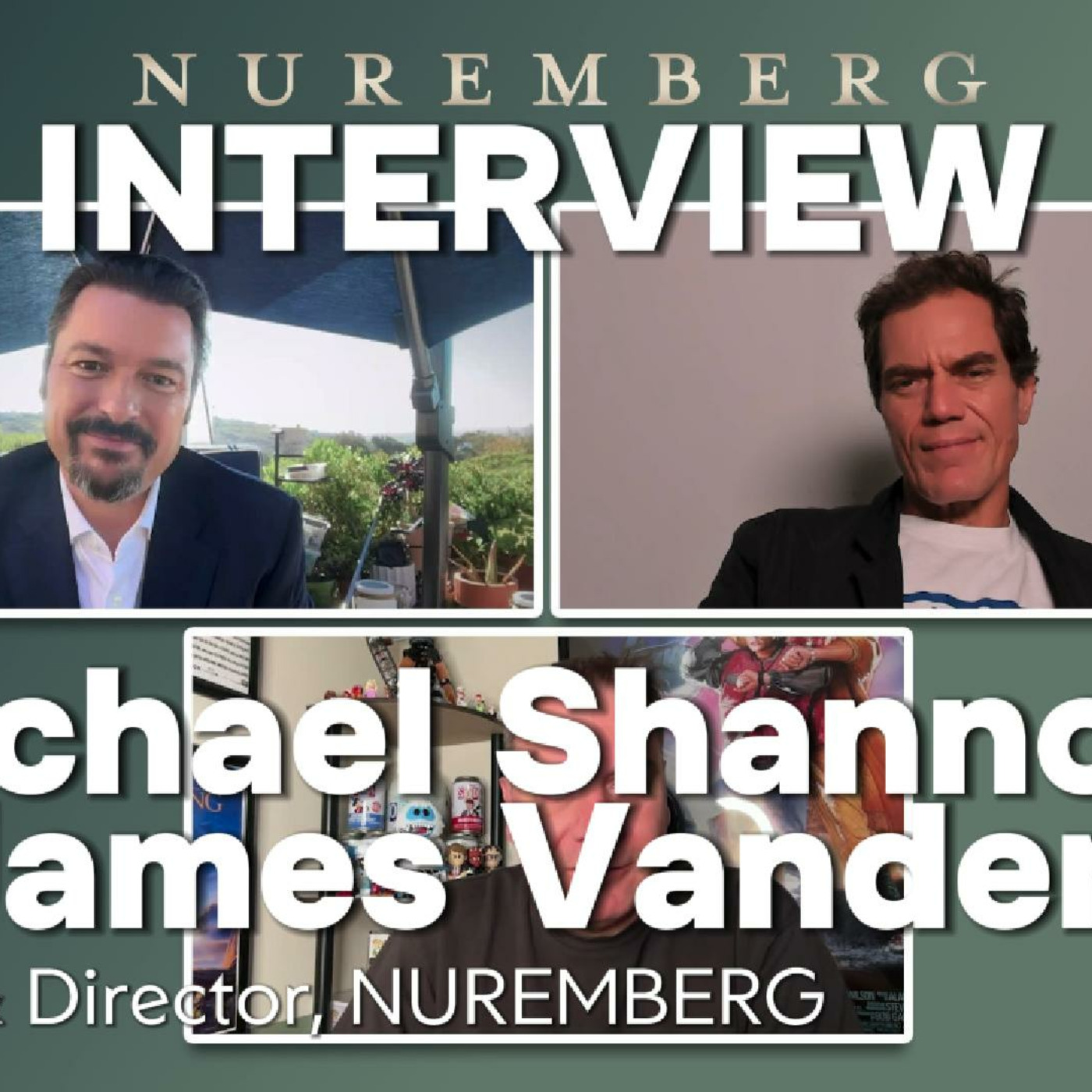 Episode 258: Nuremberg's Michael Shannon & James Vanderbilt talk about good vs. evil episode artwork