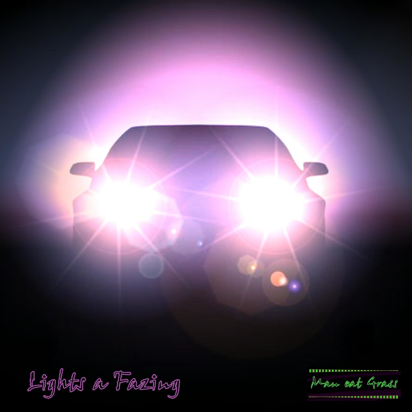 Man eat Grass - Lights a Fazing