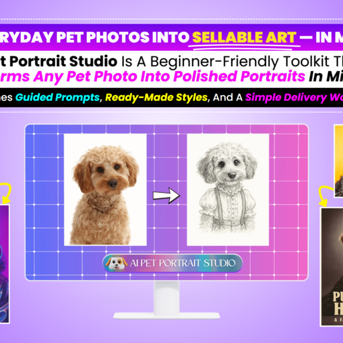 Episode 574: AI Pet Portrait Studio – Transforms Pet Pictures Into Portraits episode artwork