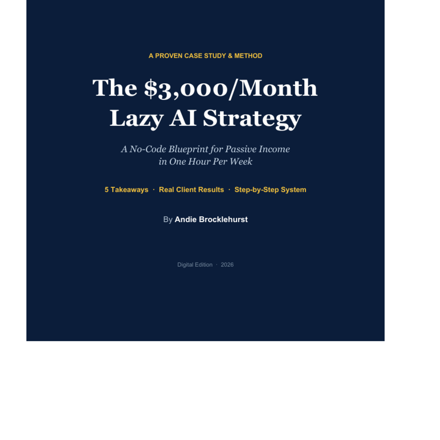 Episode 661: The Lazy AI Blueprint – She built to $3k a month with this episode artwork