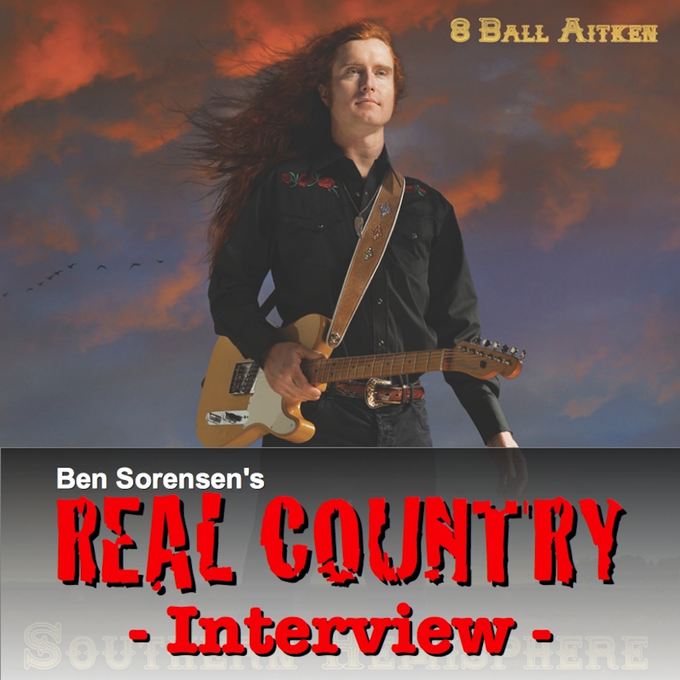Artist Interview 85 - 8 Ball Aitken on Ben Sorensen's REAL Country episode artwork