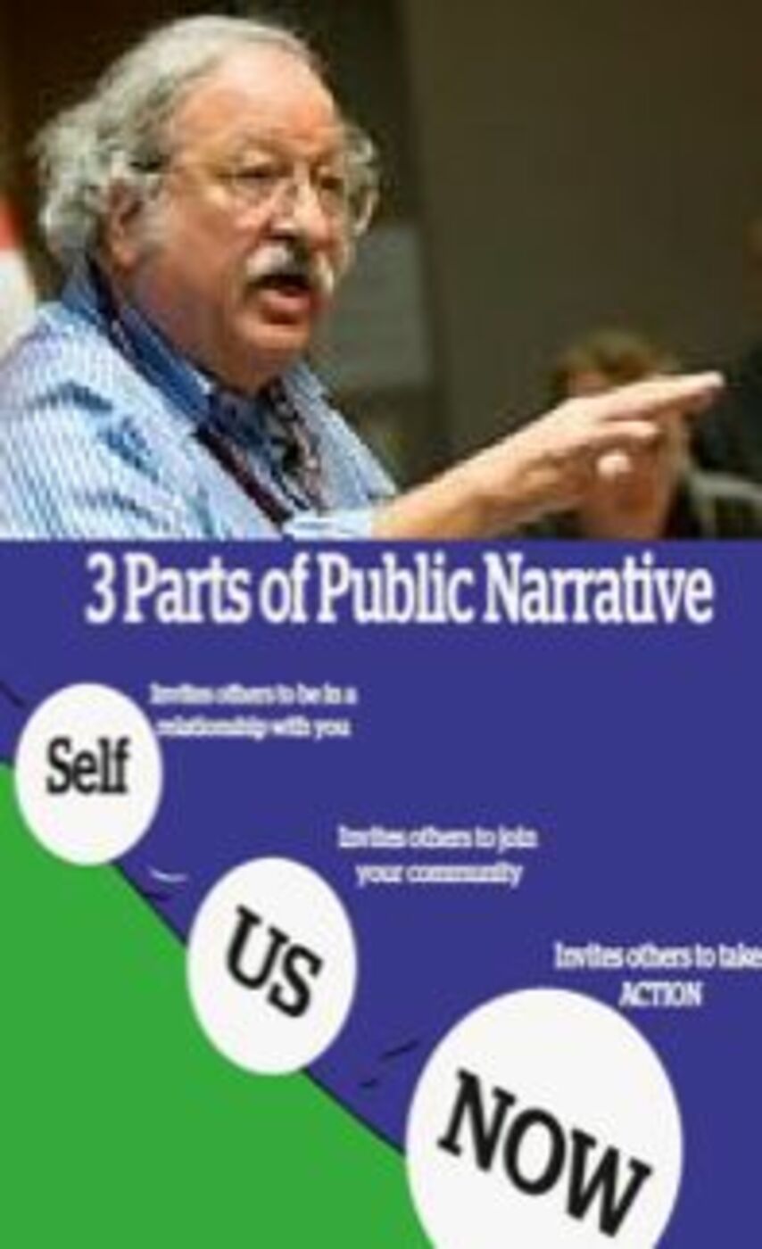 MARSHALL GANZ (UFW, Obama ’08) - Public Narrative - Key to successful organizing