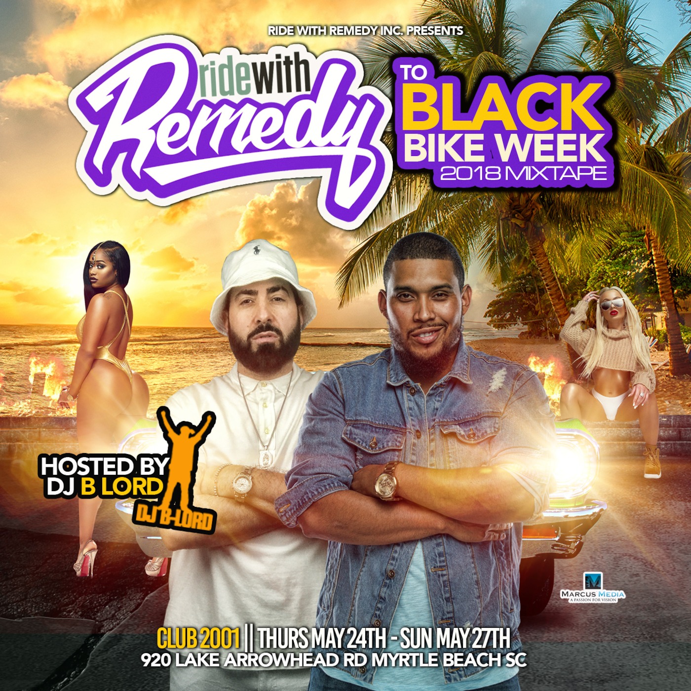 Ride with Remedy to Black Bike Week 2018