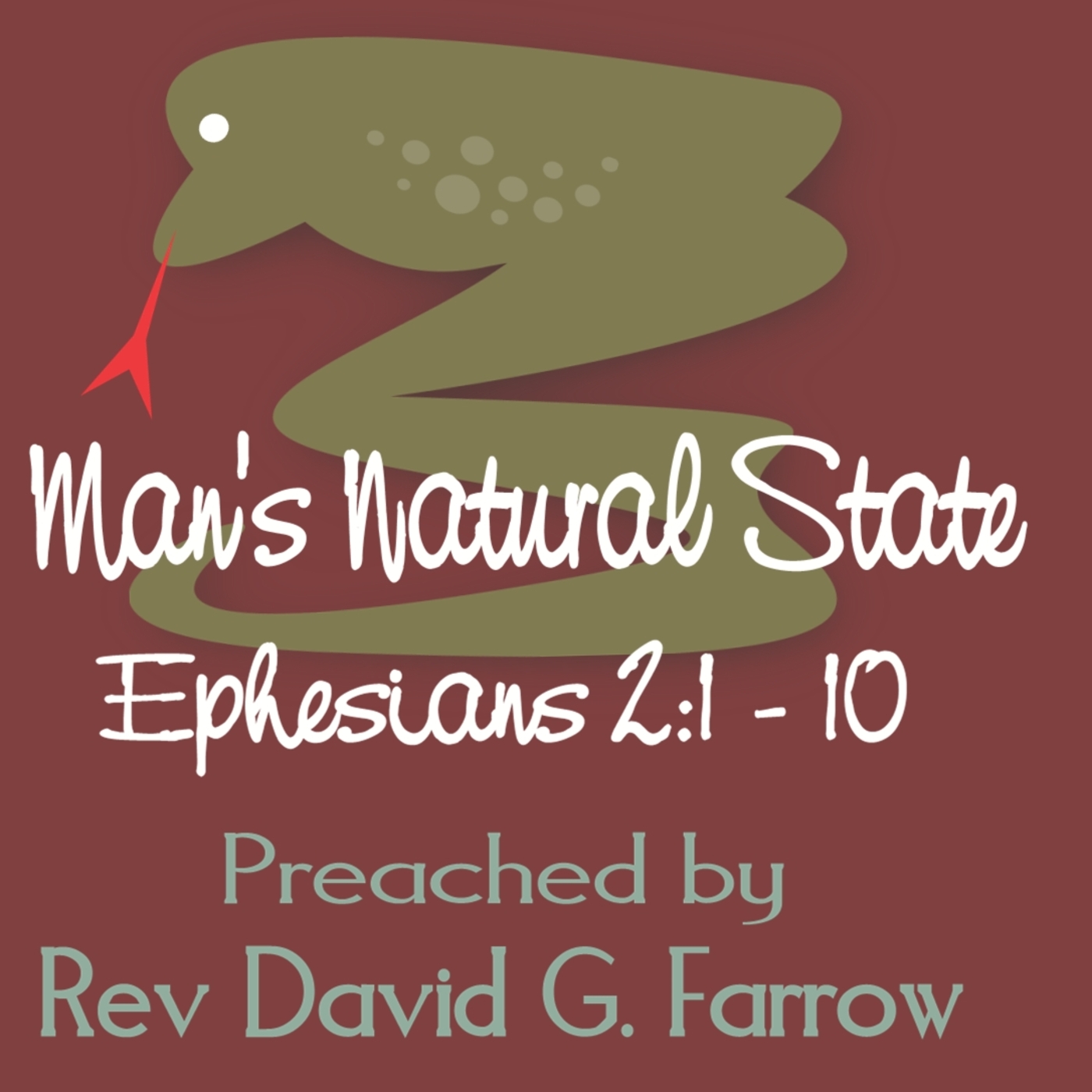 1. Man's Natural State