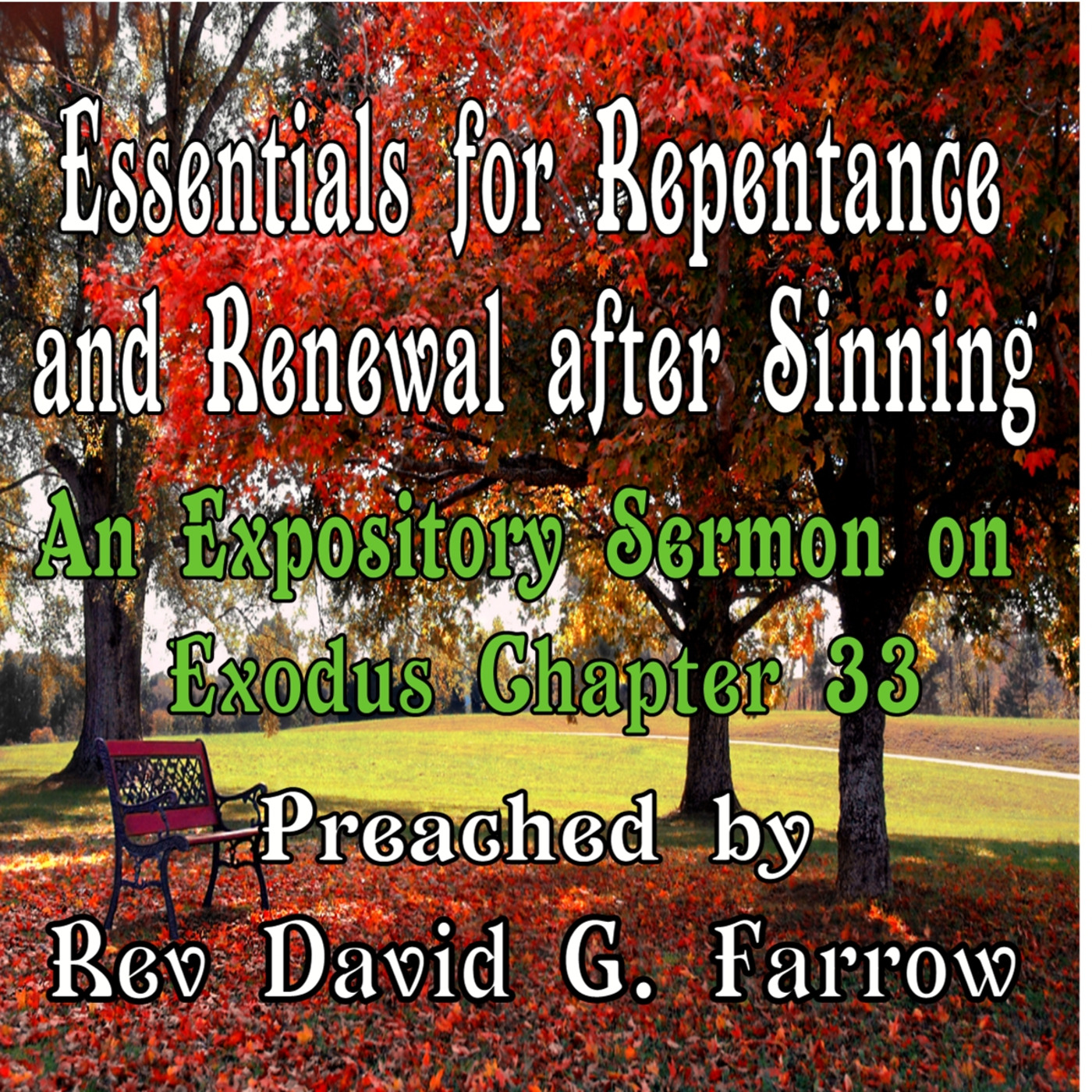 Essentials for Repentance and Renewal - Exodus Chapter 33
