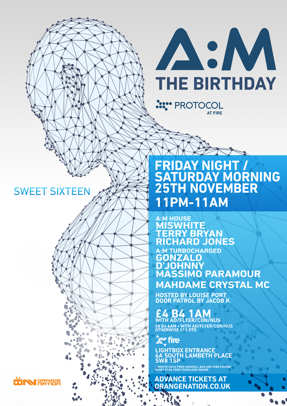 A:M 16TH BIRTHDAY - MISWHITE IN THE MIX