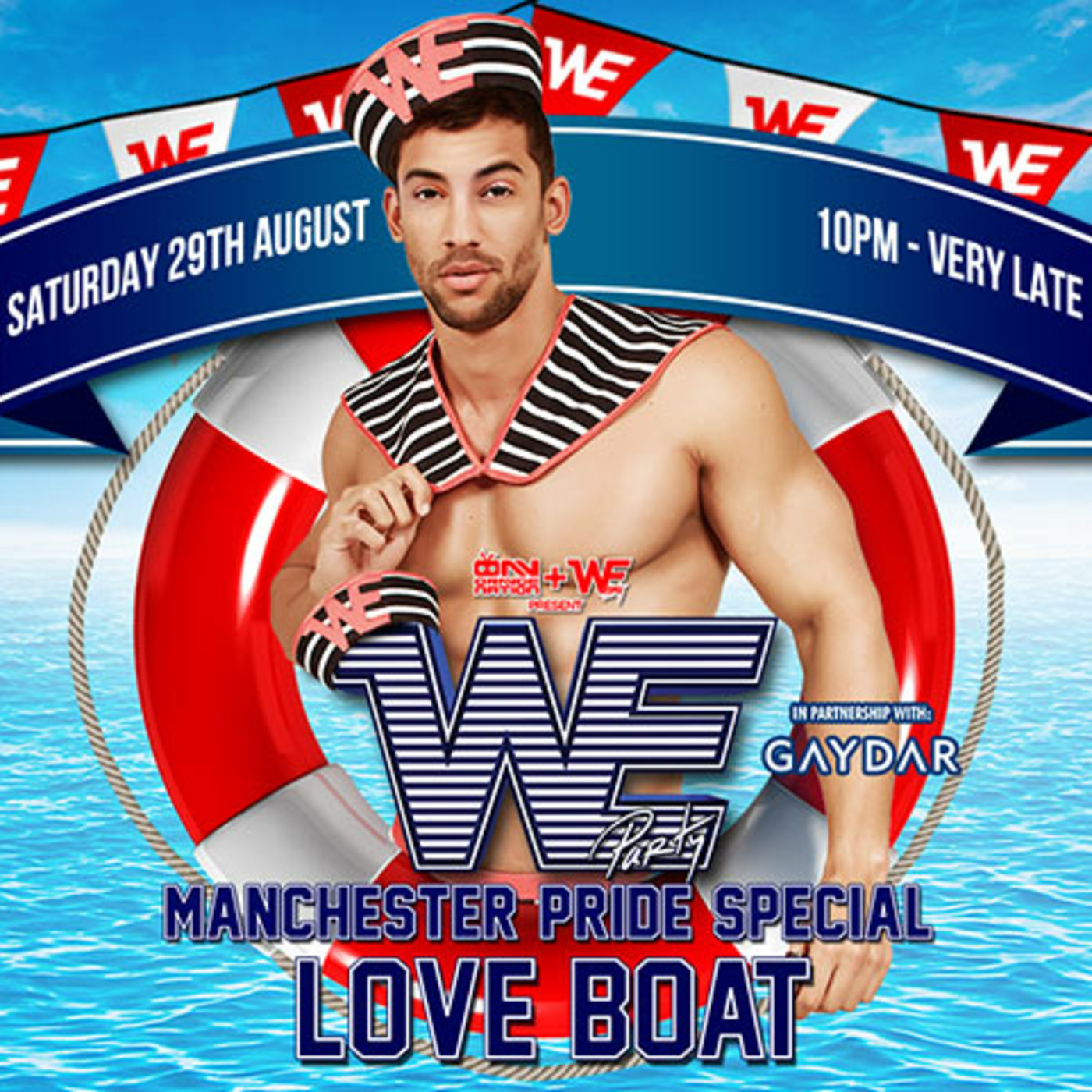 WE PARTY MANCHESTER LOVE BOAT - BINOMIO
