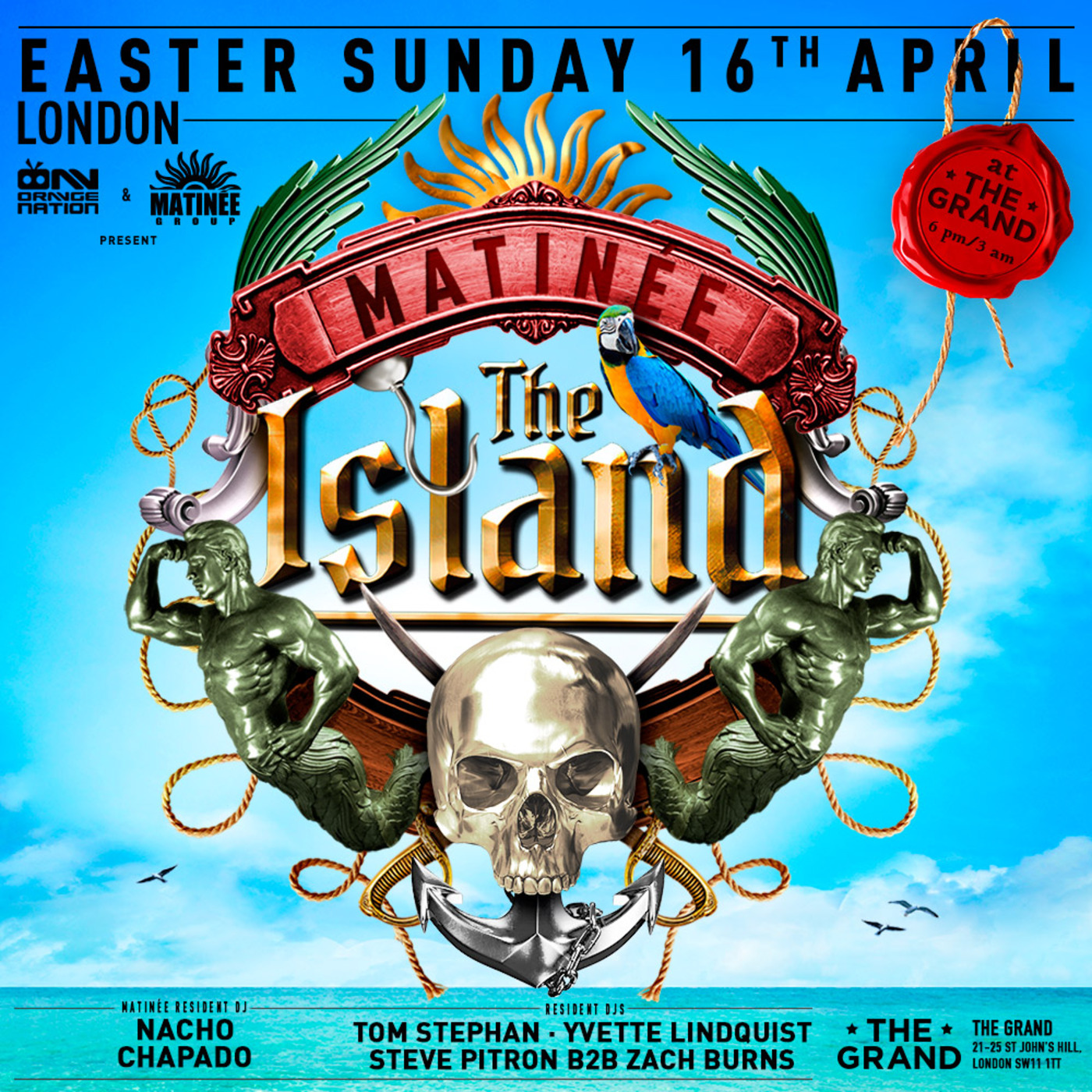 MATINEE THE ISLAND - SPECIAL GUEST NACHO CHAPADO MIX