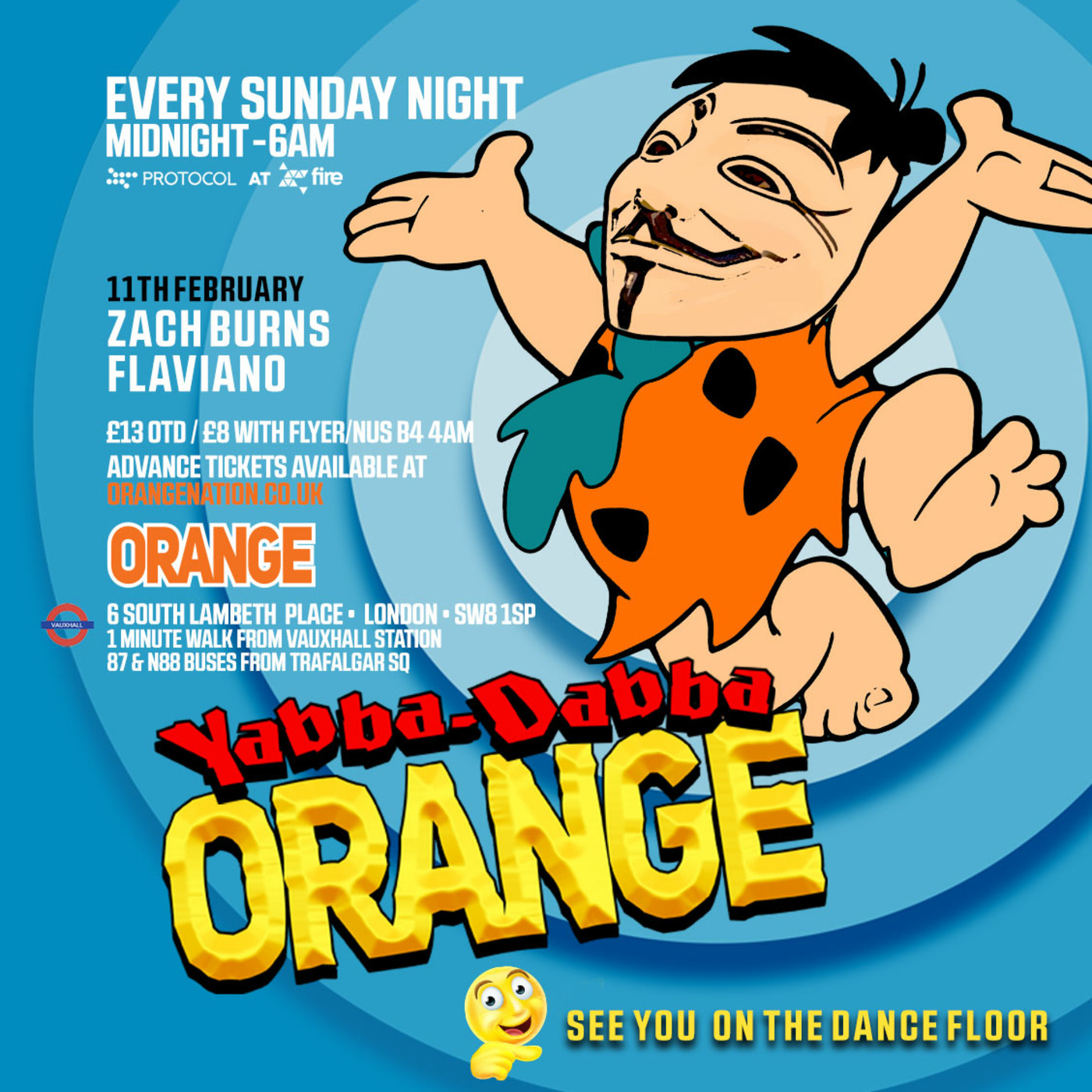 Orange live - DJ Zach Burns (11th Feb 18)