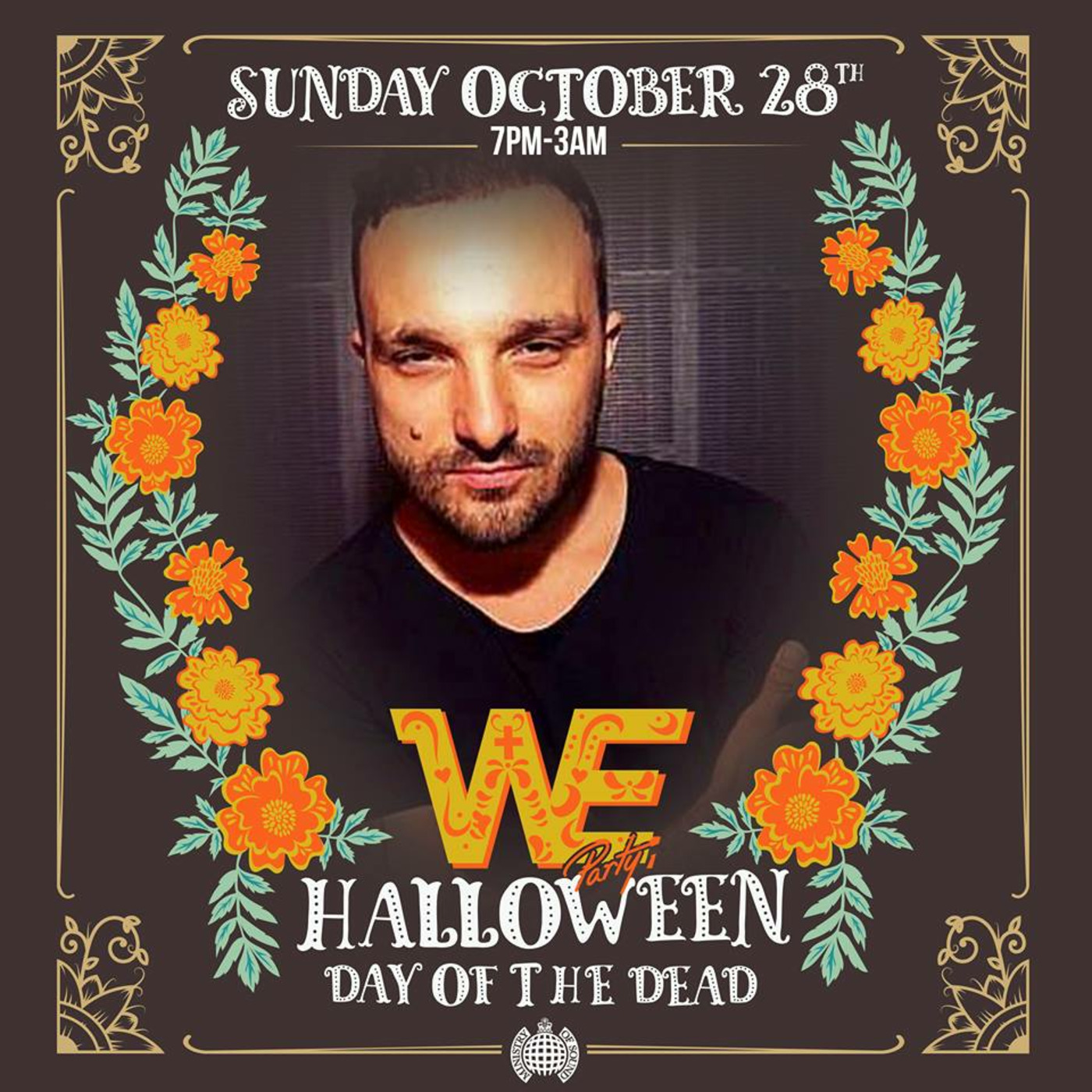 TONY ENGLISH - WE PARTY HALLOWEEN DAY OF THE DEAD