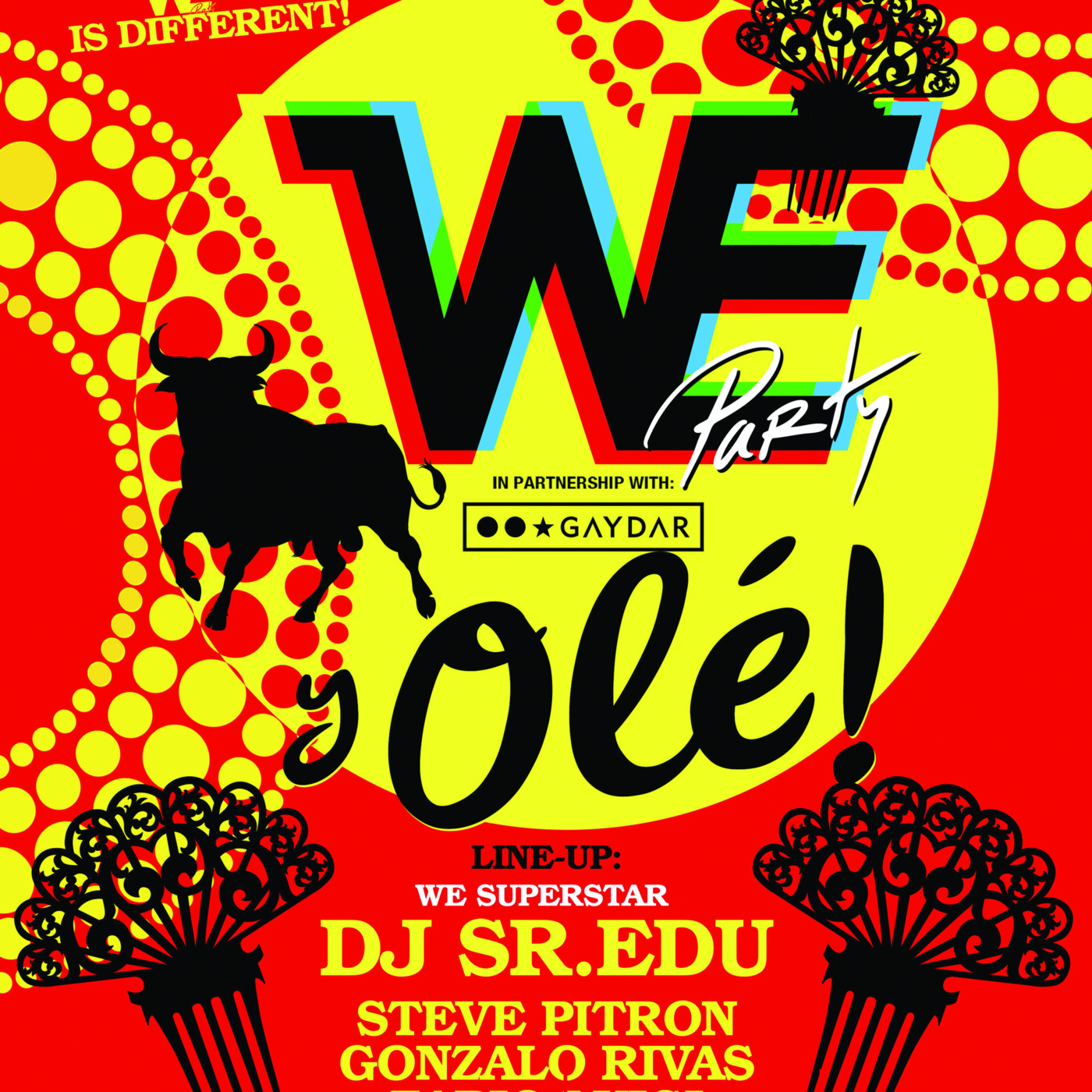 WE PARTY LONDON: WE Y OLÉ Feat FABIO LUIGI 05/10/13
