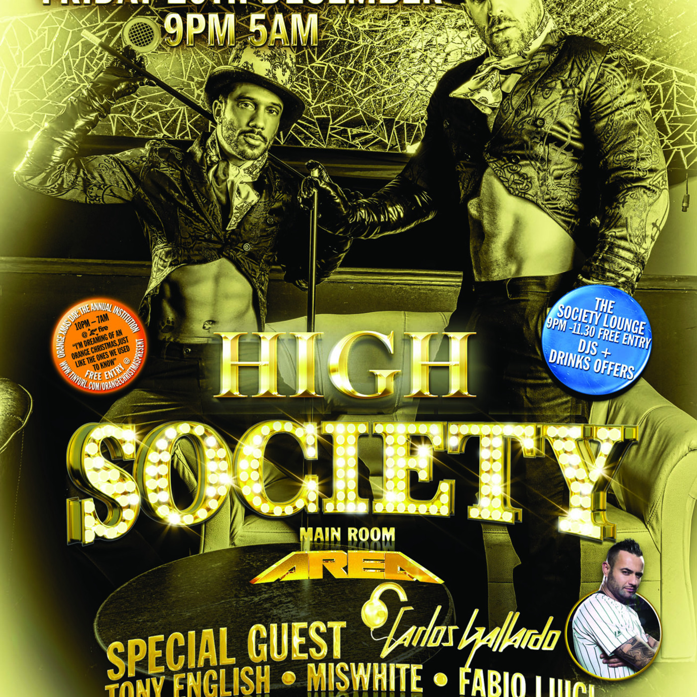 THE HIGH SOCIETY by TONY ENGLISH feat CARLOS GALLARDO