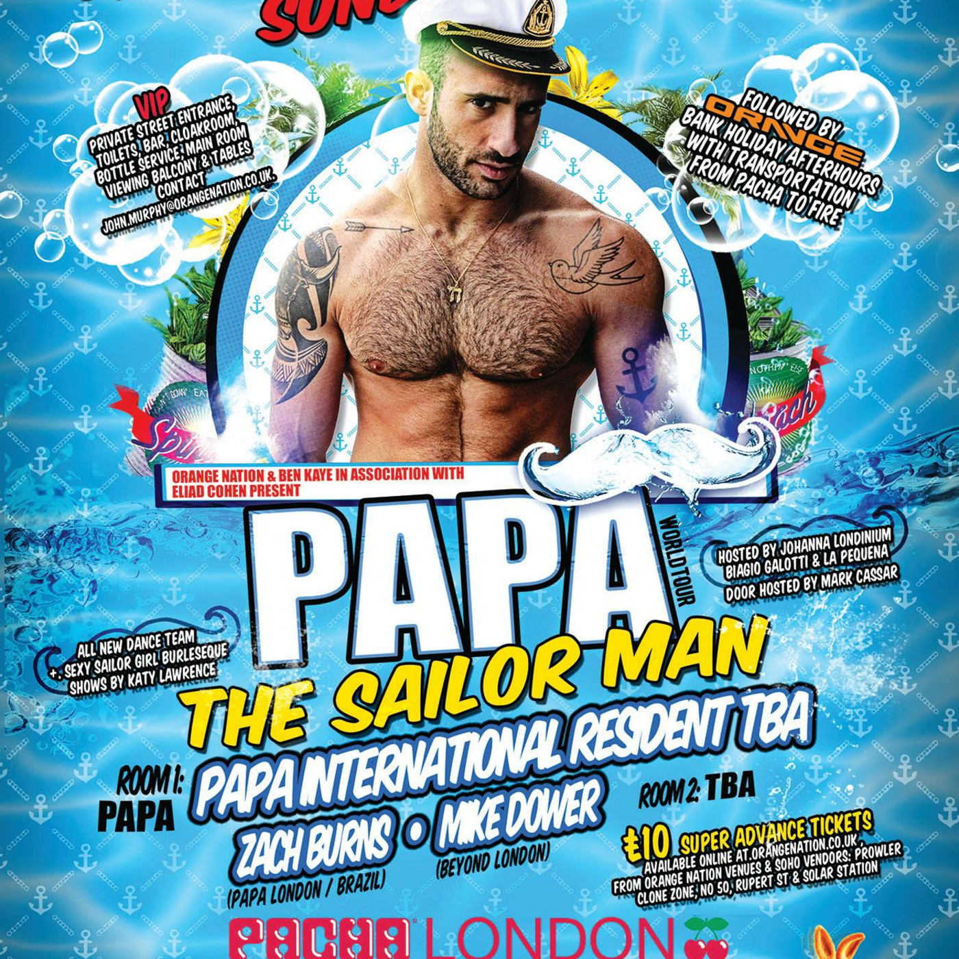 PAPA THE SAILOR MAN PRE PARTY WORK OUT FEAT MIKE DOWER