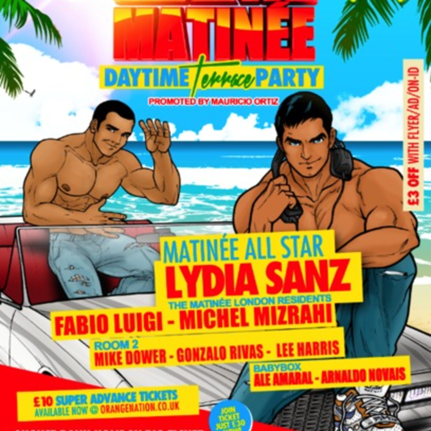 MATINEE DAYTIME TERRACE PARTY Feat LEE HARRIS