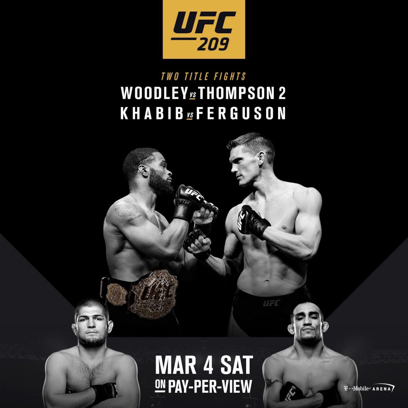 Bookie Beatdown: UFC 209: Woodley vs Thompson 2
