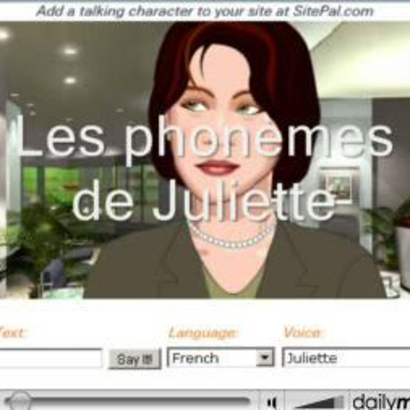 Tâche audio - Les sons du français