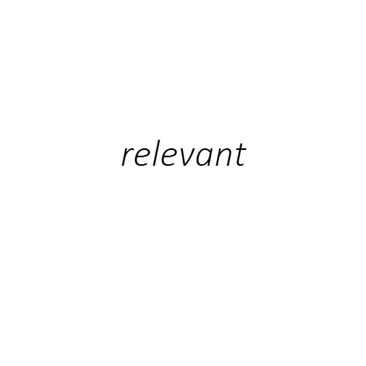 Relevant Sessions #3