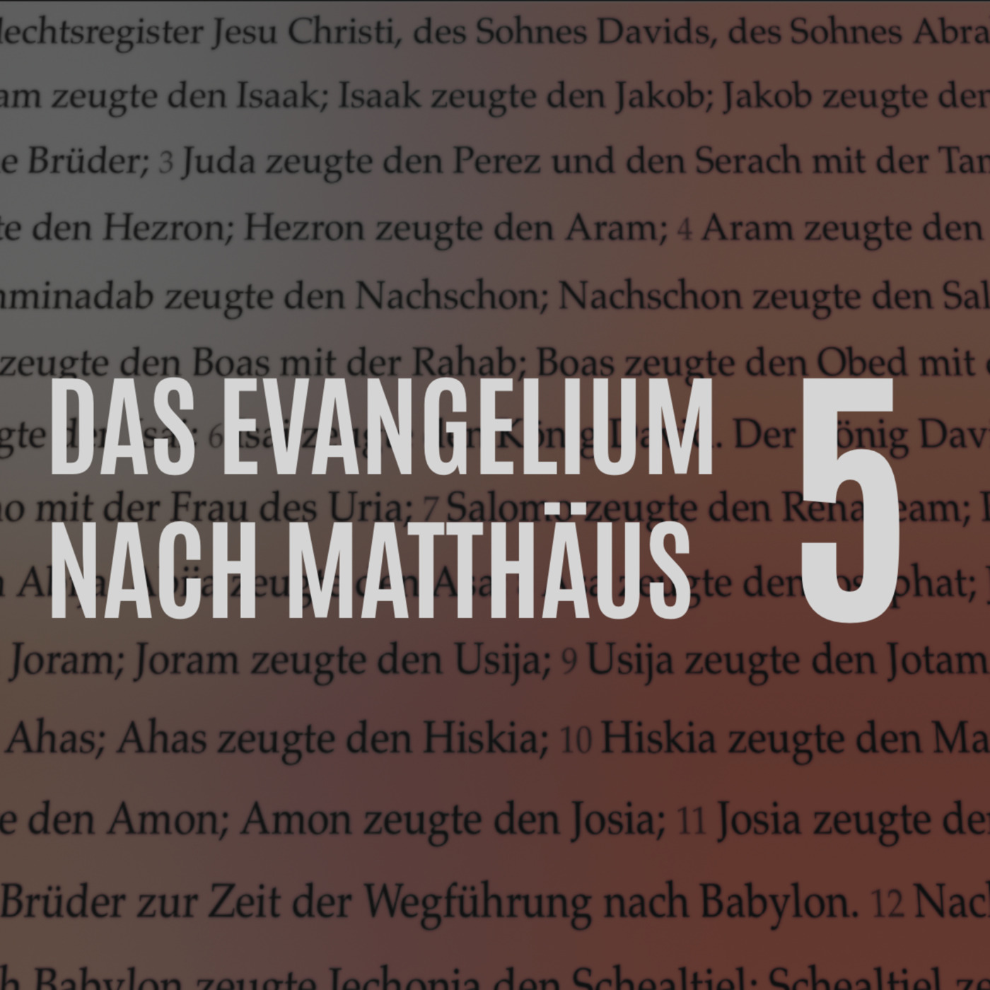 DZW, Ep. 134: Matthäus Kap. 5 - Übersicht übers ganze Buch (Gesetz, Liebe, Scheidung, Wiederheirat) episode artwork