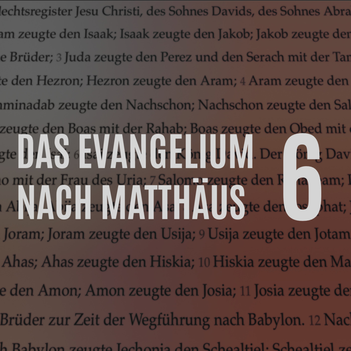 DZW, Episode 142: Matthäus Kap. 6 - Vers für Vers (Teil 2 - Sorgen, Nöte, Prioritäten) episode artwork