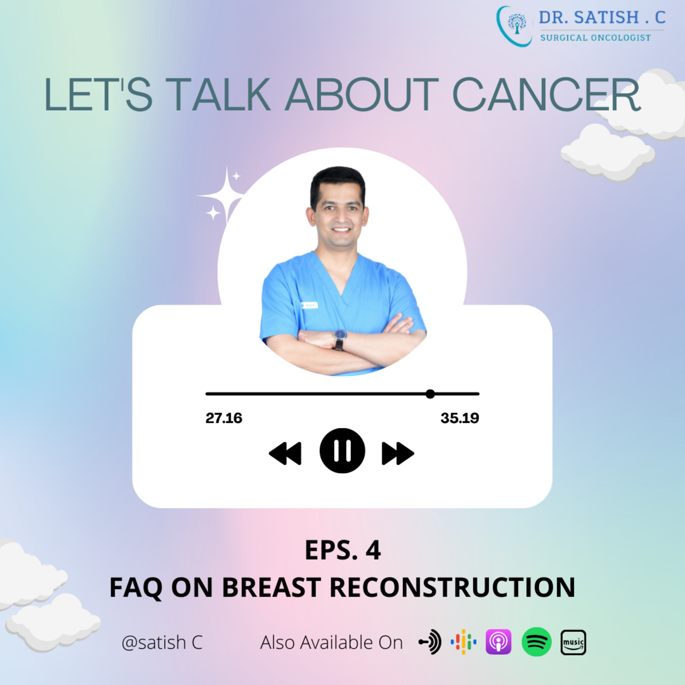 Let\'s Talk about cancer by Dr Satish C