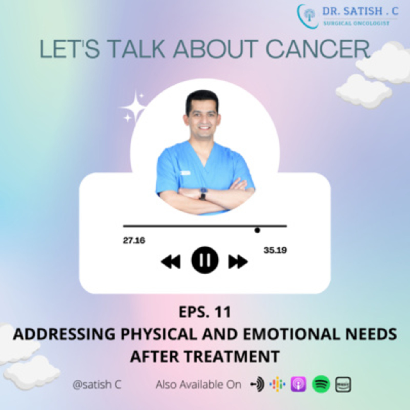 Let\'s Talk about cancer by Dr Satish C