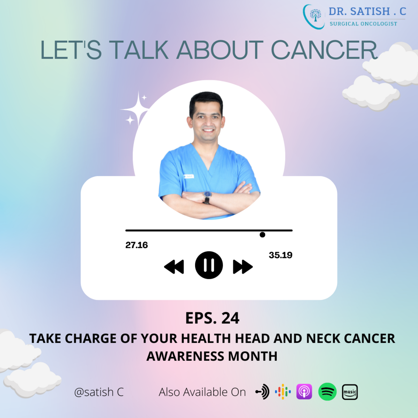 Take Charge Of Your Health Head And Neck Cancer Awareness Month Dr