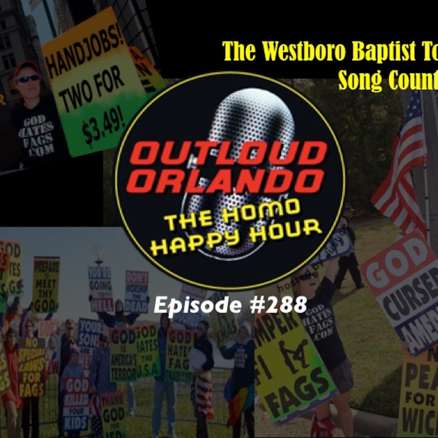 #288 - Westboro Baptist Church Hate Song Countdown, the Whisper Challenge and MORE! episode artwork