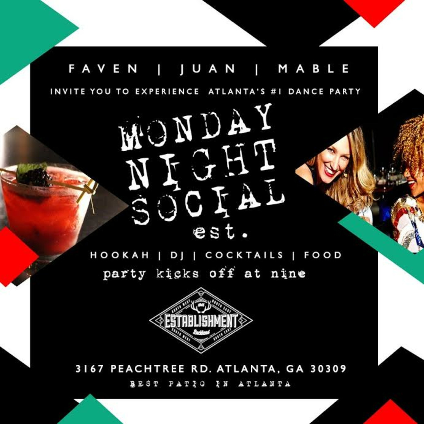 Monday Night Social In Buckhead Atlanta
