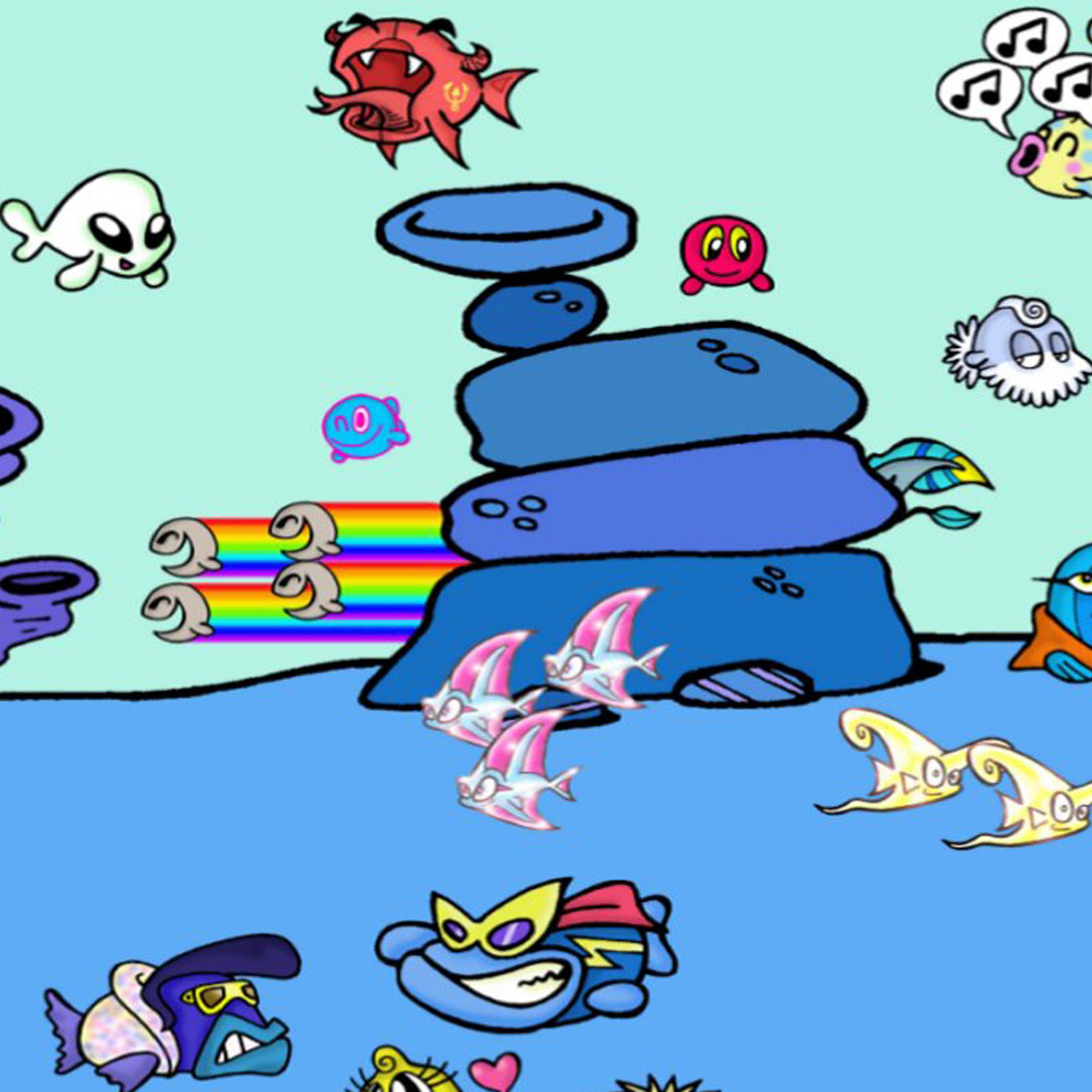 Deep in the fish tank podcast artwork