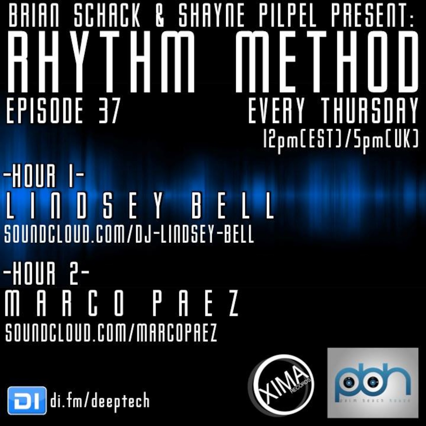 DON'T TECH-NO FOR AN ANSWER DI DEEP TECH RADIO MIX RYTHM METHOD SHOW LIVE DJ LINDSEY BELL