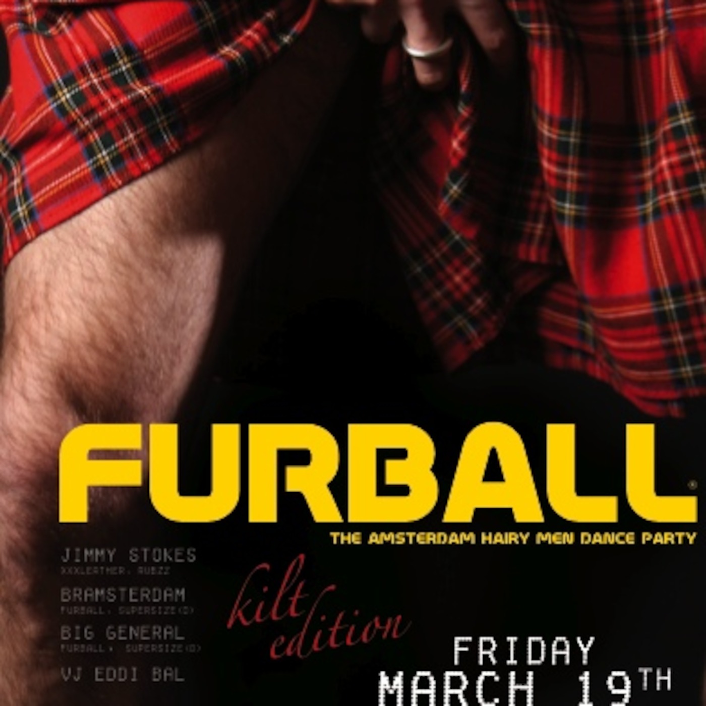 FURBALL KILT EDITION MARCH 19 in Amsterdam