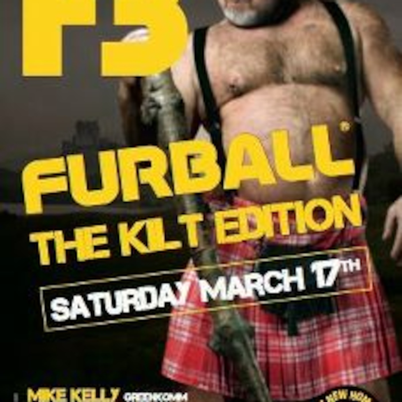 FURBALL KILT EDITION MARCH 17 in Amsterdam