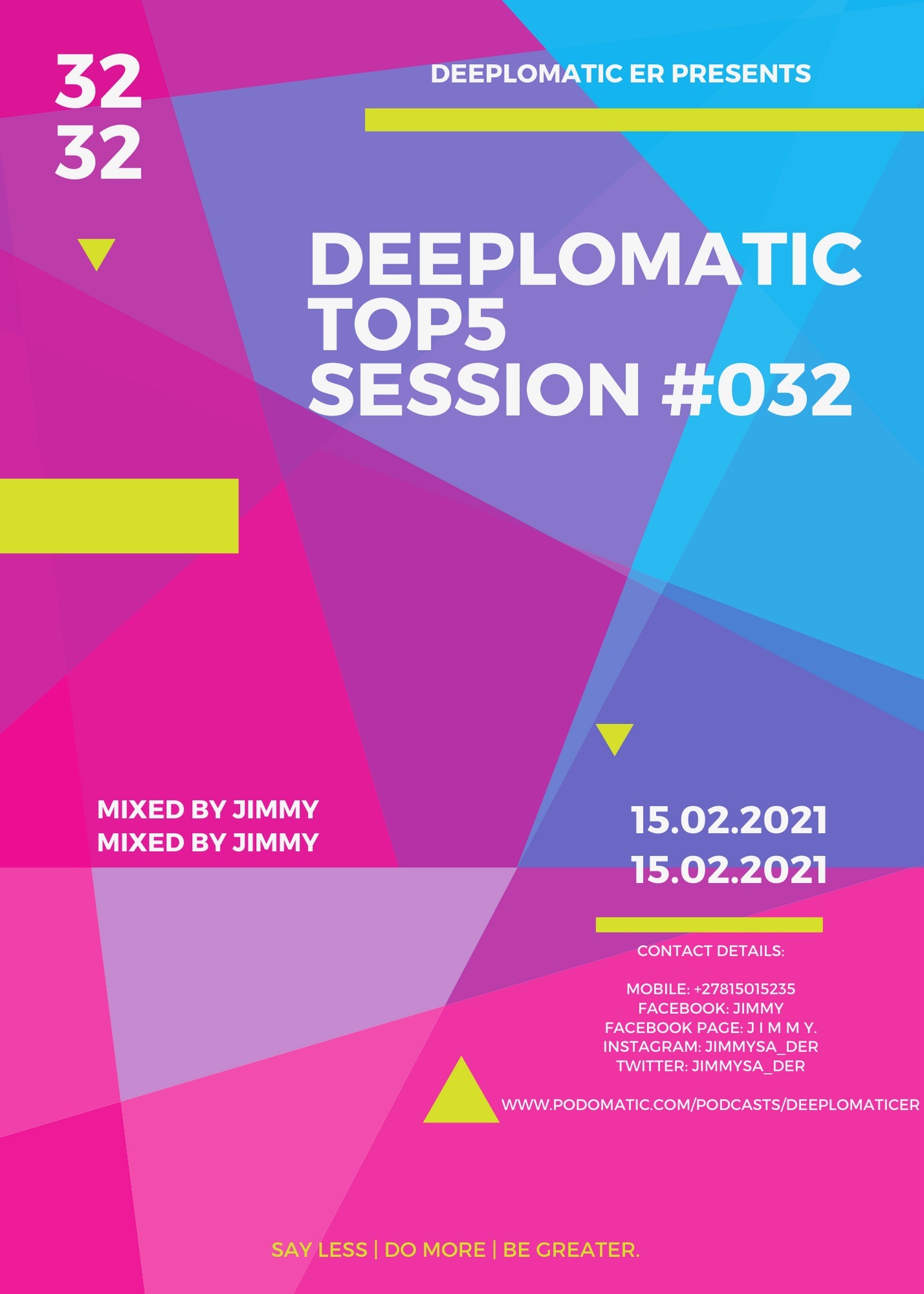 Episode 39: Deeplomatic Top5 Session #032 Mixed By Jimmy