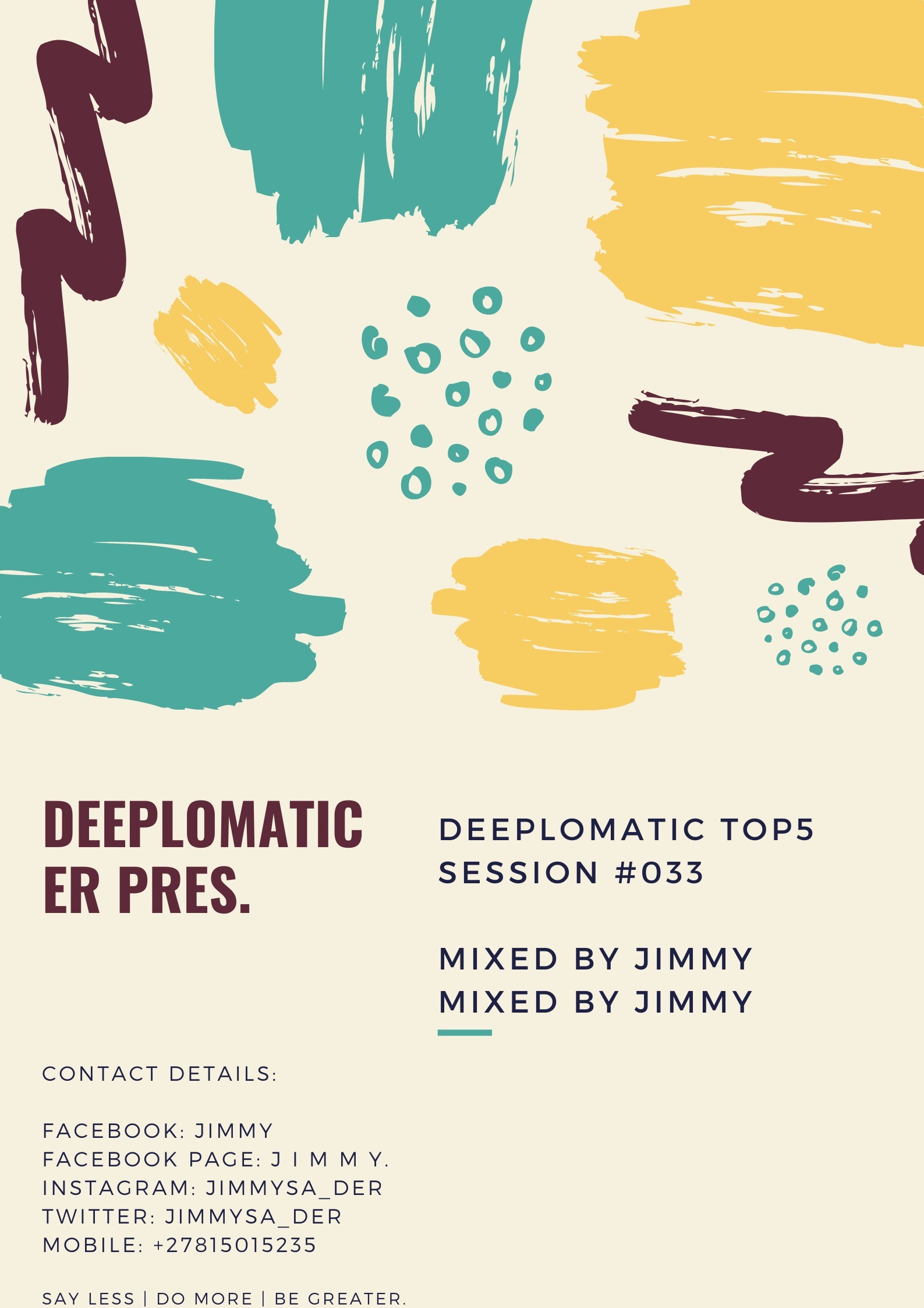 Episode 40: Deeplomatic Top5 Session #033 Mixed By Jimmy