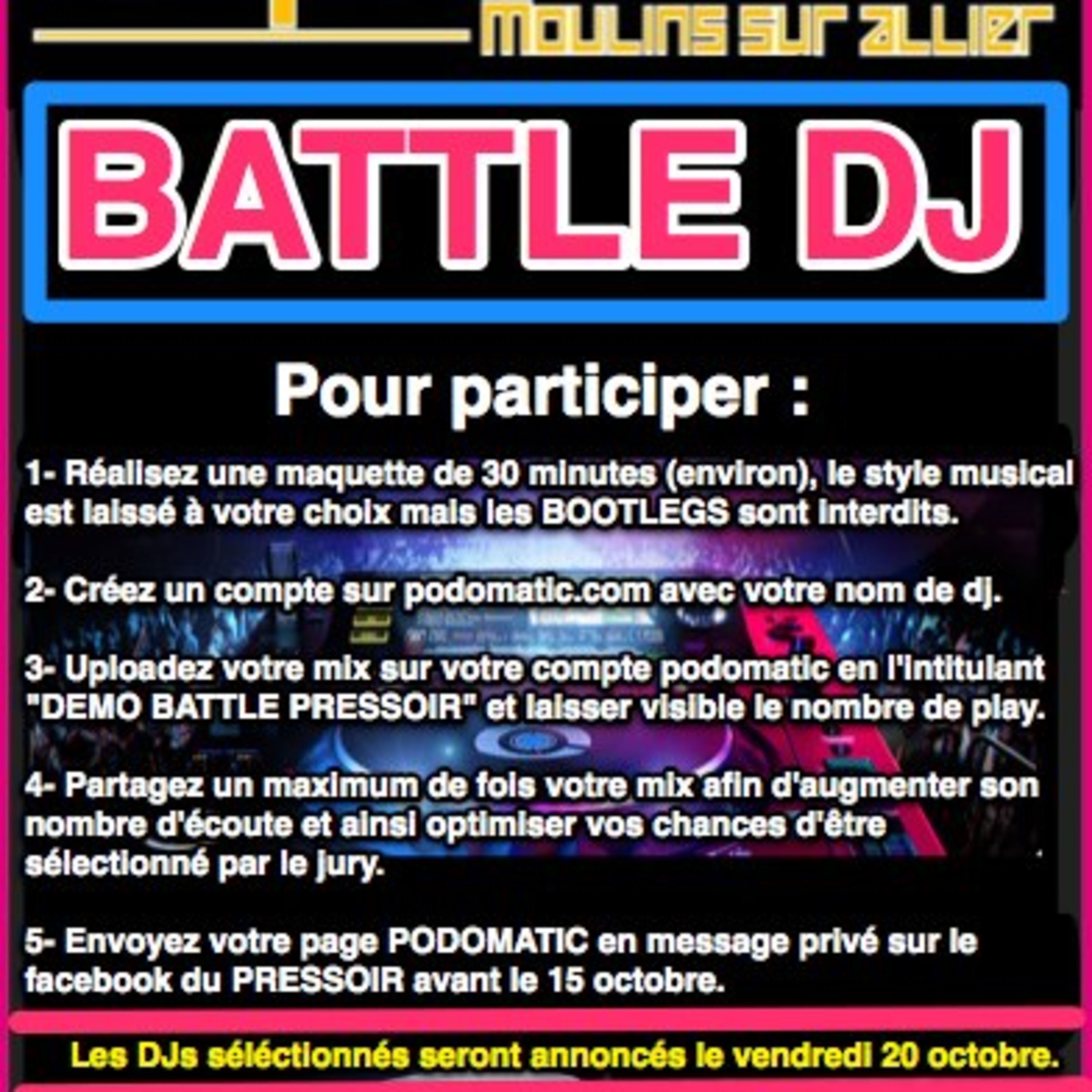 DEMO BATTLE PRESSOIR