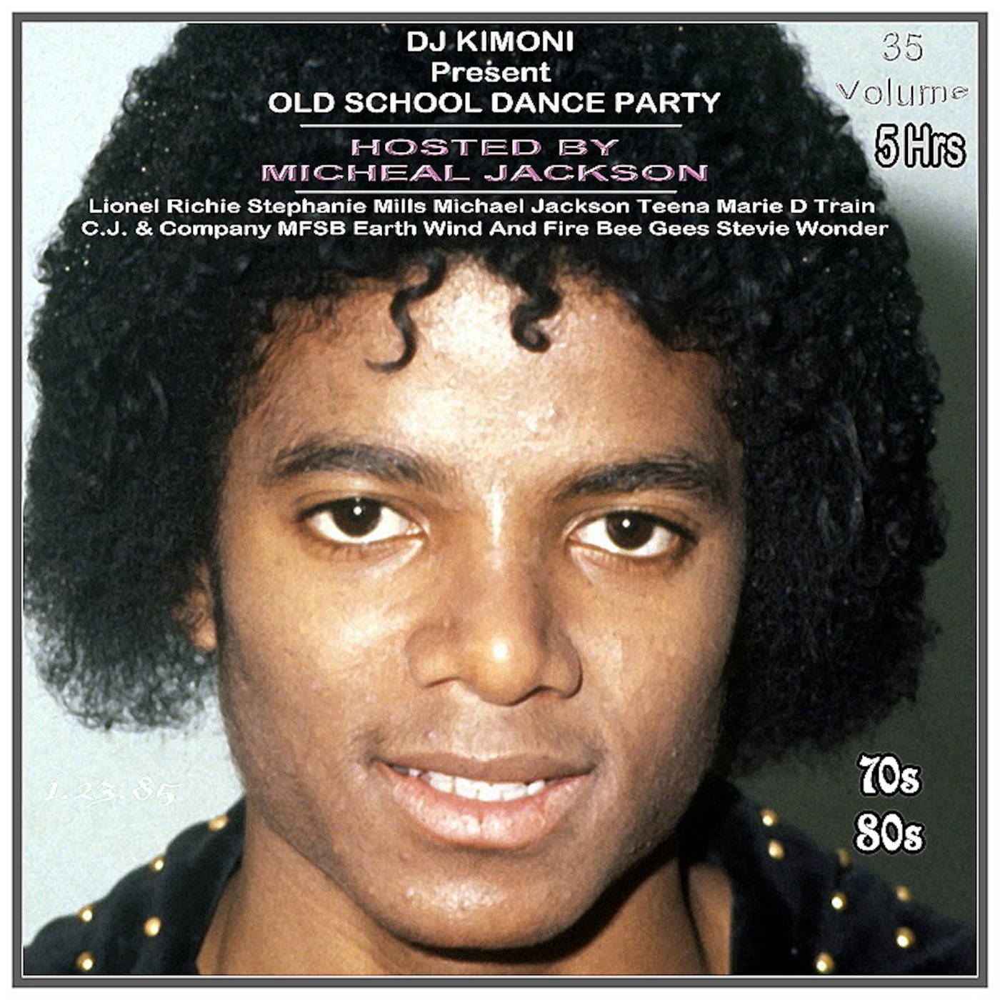 Dj Kimoni JUST CLASSIC Dance, House & RnB (70's 80's) Hosted by Micheal Jackson Volume 35 (1 DVD) 1-19-15